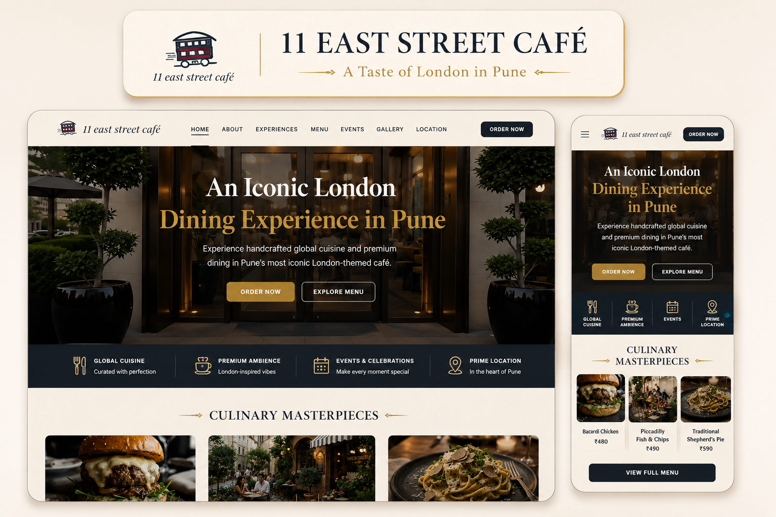 11 East Street Cafe - Digital Ordering & QR Portal
